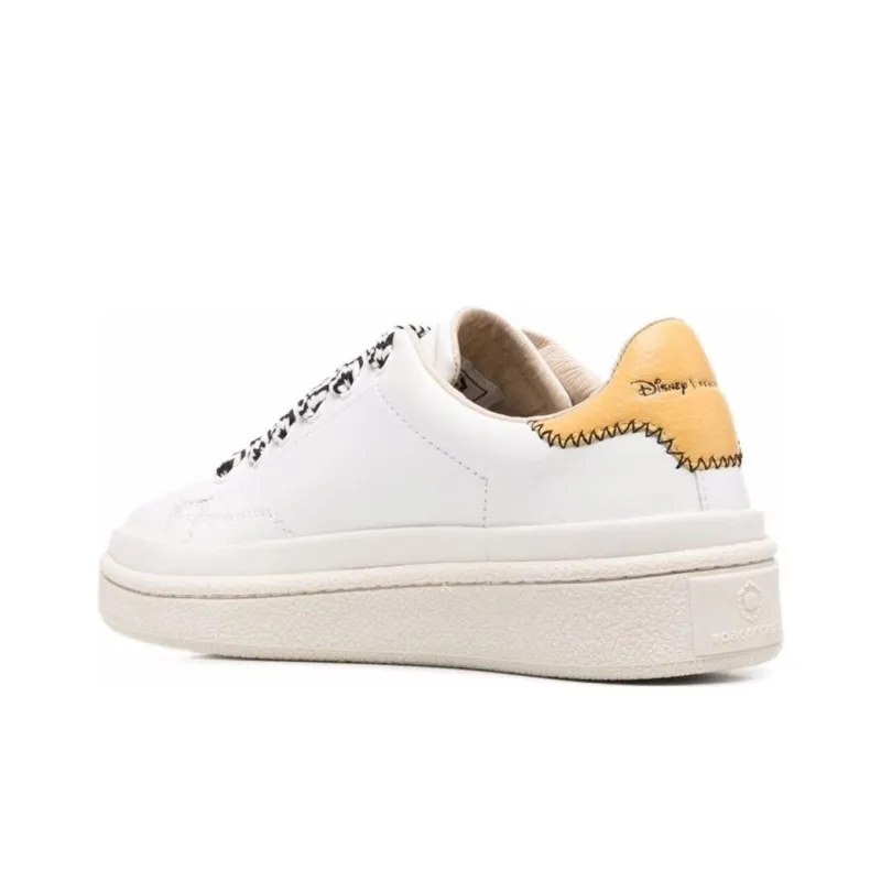 MOA MASTER OF ARTS Low-Top Skateboard Shoes Unisex White & Black-3