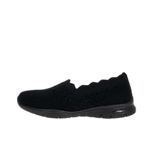 Skechers Arch Fit Cushioning Anti-Slip And Wear-Resistant Low-Top Casual Shoes Women's Black