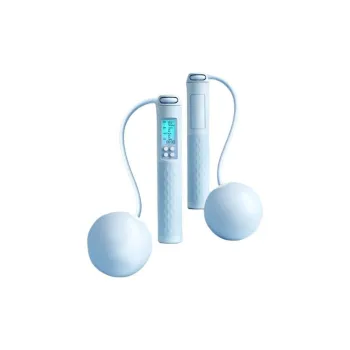 Ovanda Fitness Training Smart Counting Jump Ropes Adults PVC Steel Wire Rope, Foam Controller Approx. 3m