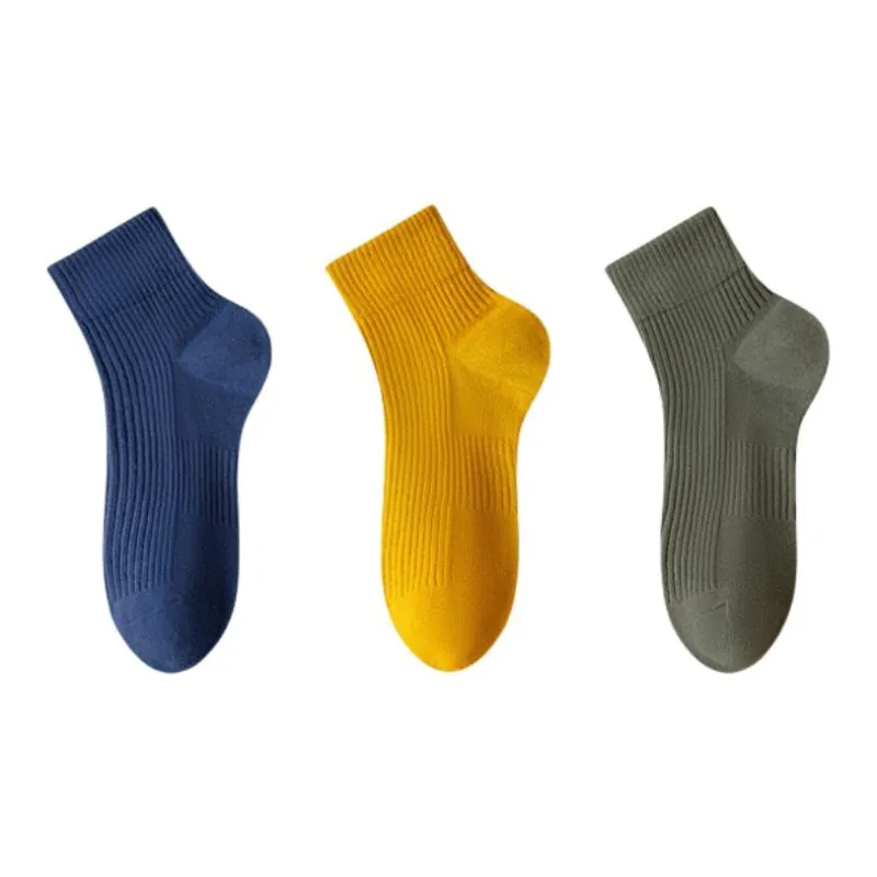 MIIOW Mid Calf Socks Men's 3 Pack-2