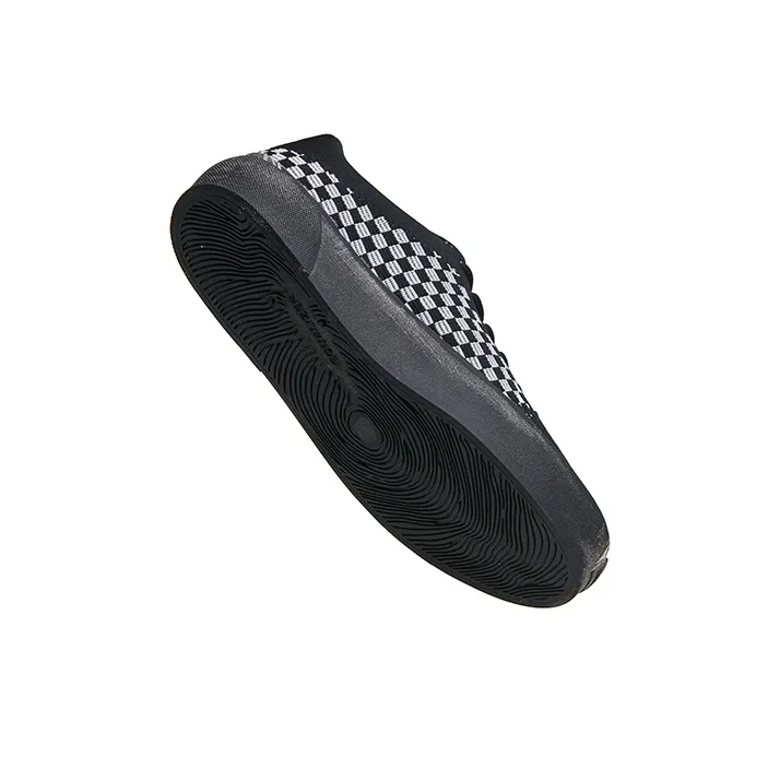 EQLZ EQUALIZER Fault GhostKnit Low Top Skateboard Shoes Unisex Rush Black Checkerboard-1