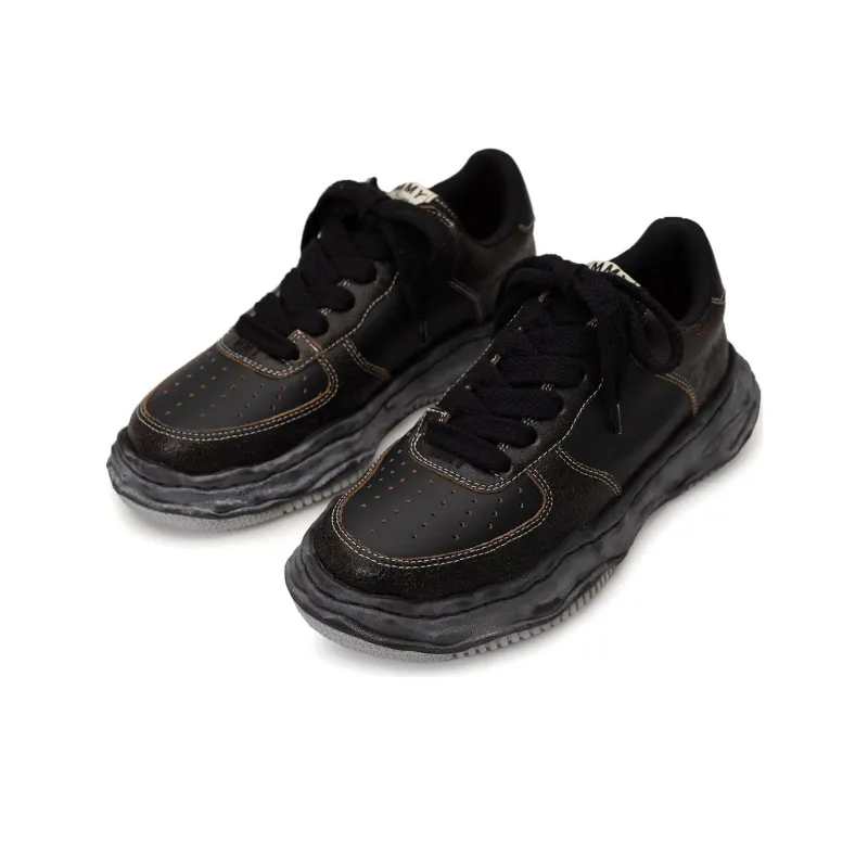 MIHARA YASUHIRO Wayne Metallic effect Sneakers-1