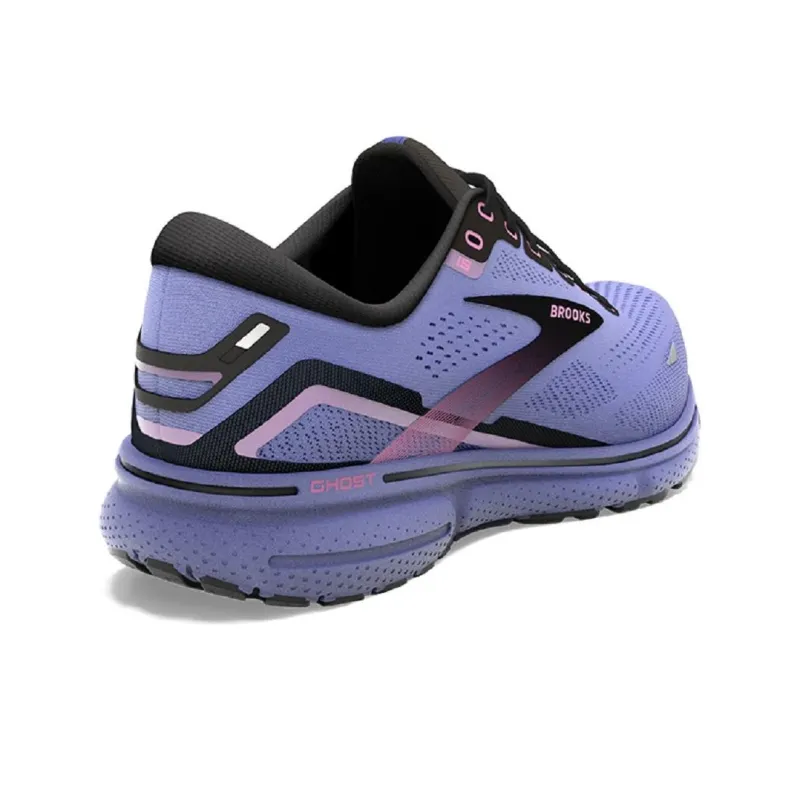 Brooks Ghost 15 Wear-Resistant Low-Top Running Shoes Women's Purple-3