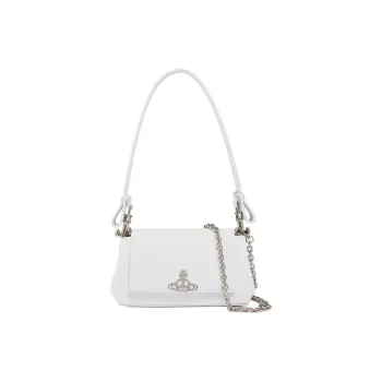Vivienne Westwood HAZEL Pure Vegan Leather Handbag Shoulder Bag Crossbody Bag Women's White