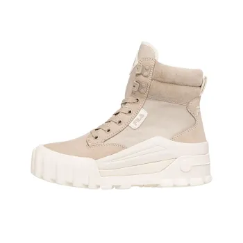 FILA Grungelution Cushioning Wear-Resistant High-Top Outdoor Shoes Women's Brown