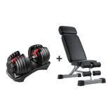 24 Kg+Multifunction Dumbbell Bench ❤️ Includes Base, Quick Weight Adjustment