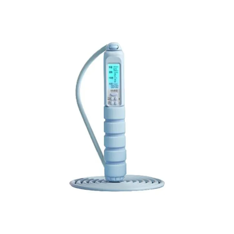 Ovanda Fitness Training Smart Counting Jump Ropes Adults PVC Steel Wire Rope, Foam Controller Approx. 3m-3