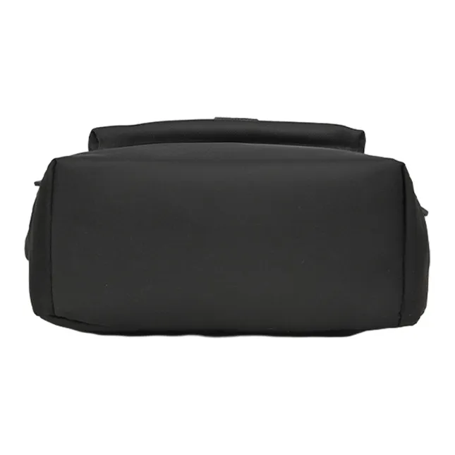 MUYKUY Water Resistant Oxford Crossbody Bag Shoulder Bag Unisex Black-4