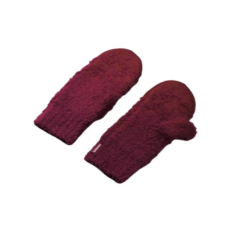 Lululemon Wool Gloves Women's White/Red-1
