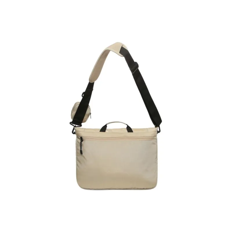 FILA Nylon Messenger Bag, Handbag, Shoulder Bag, Crossbody Bag Unisex Beige-1