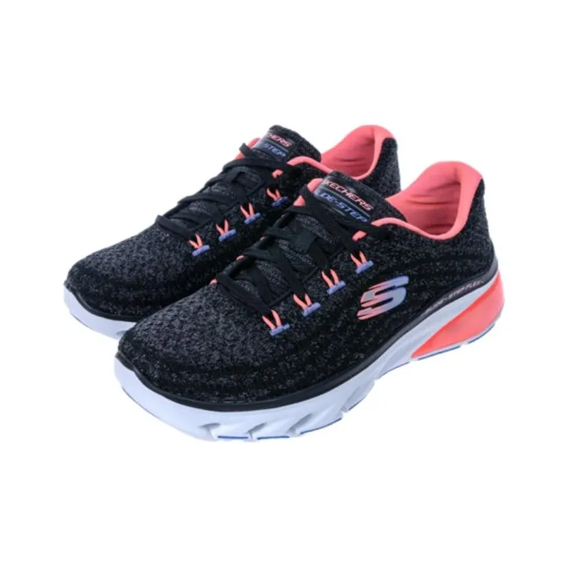 Skechers Skechers Glide-step Sport Anti-Slip Wear-Resistant Low-Top Running Shoes Women's Black Pink-2