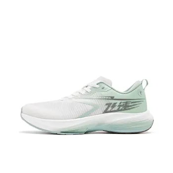 QIAODAN Rapid 2.0 Running Shoes Men Low-Top Ivory Mountain Shadow Green