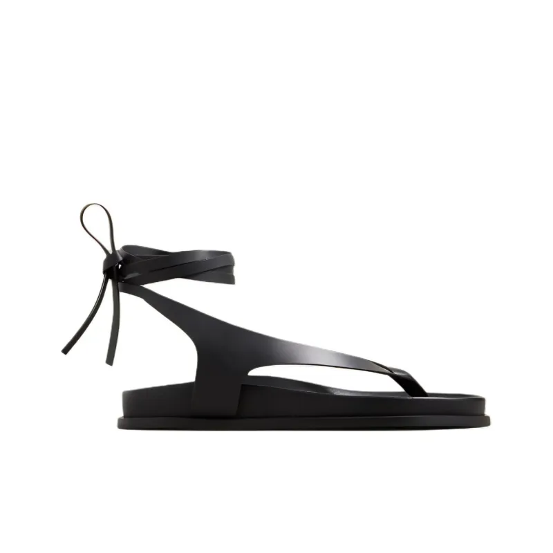 A.EMERY Shel Leather Sandals-1
