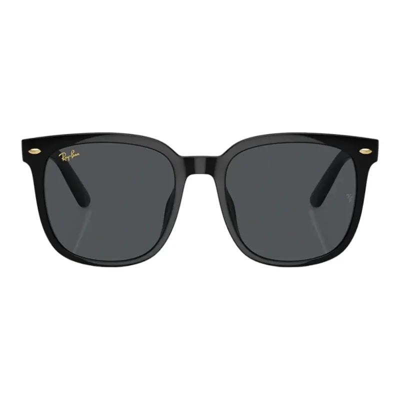 RayBan Injection Molded Square Sunglasses Unisex Black-1