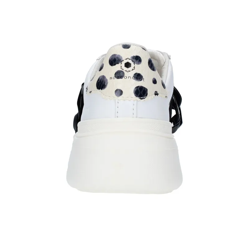 MOA MASTER OF ARTS Low-Top Skateboard Shoes Unisex White-4