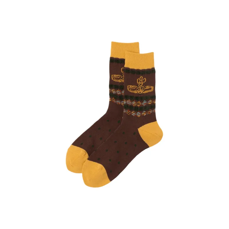 Vivienne Westwood Mid-Calf Socks Women's 1 Pack Brown-0