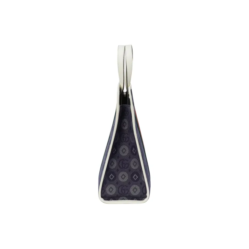 GUCCI Denim Tote Bag, Shopping Bag, Handbag Kids' Blue-2