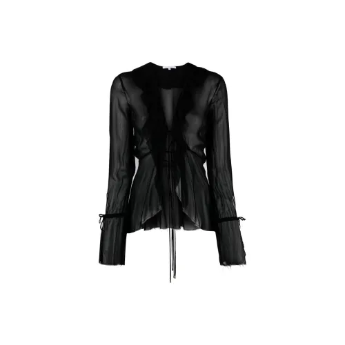 Patrizia Pepe Flared Chiffon Blouse