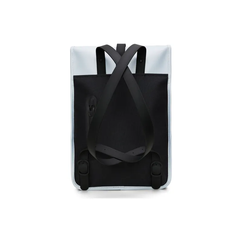 Rains Polyurethane And Polyester Blend Laptop Backpack Mini Unisex Black-40