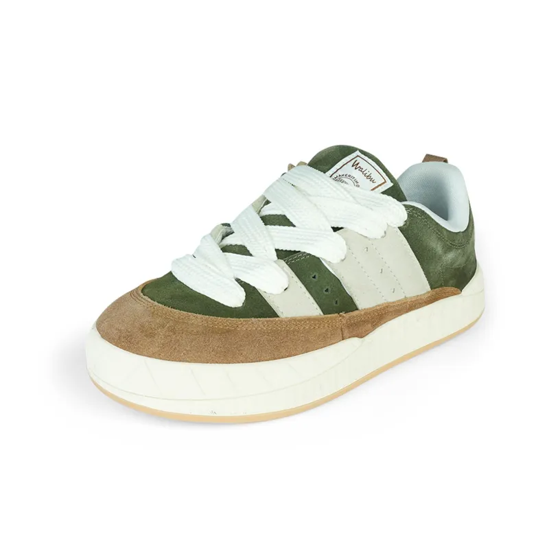 Varib Anti-Slip Wear-Resistant Low-Top Casual Shoes Unisex Green-1