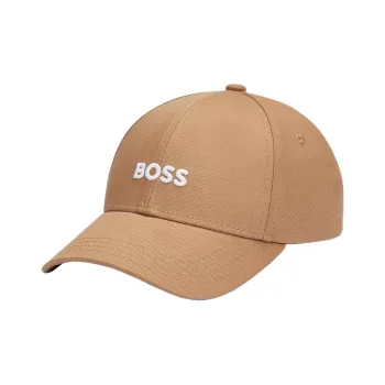 HUGO BOSS Cotton Baseball Caps Men's Light Brown