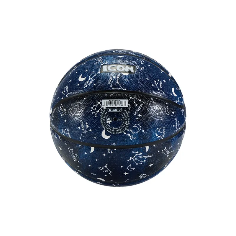 Wilson ICON Series PU Basketball Starry Blue Size 5 7 Size Training Unisex-2