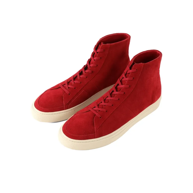 PANE Bamboo Path SB High Top Collection AKIRA Slip Resistant Skateboard Shoes Unisex Red-2