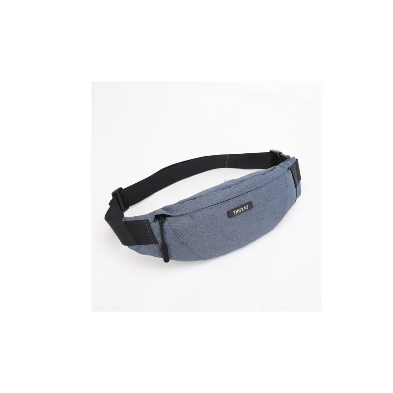 TINYAT Polyester Cell Phone Pouch Fanny Pack Cycling Bag Crossbody Bag Shoulder Bag Trumpets Unisex Gray/Blue/Black-4