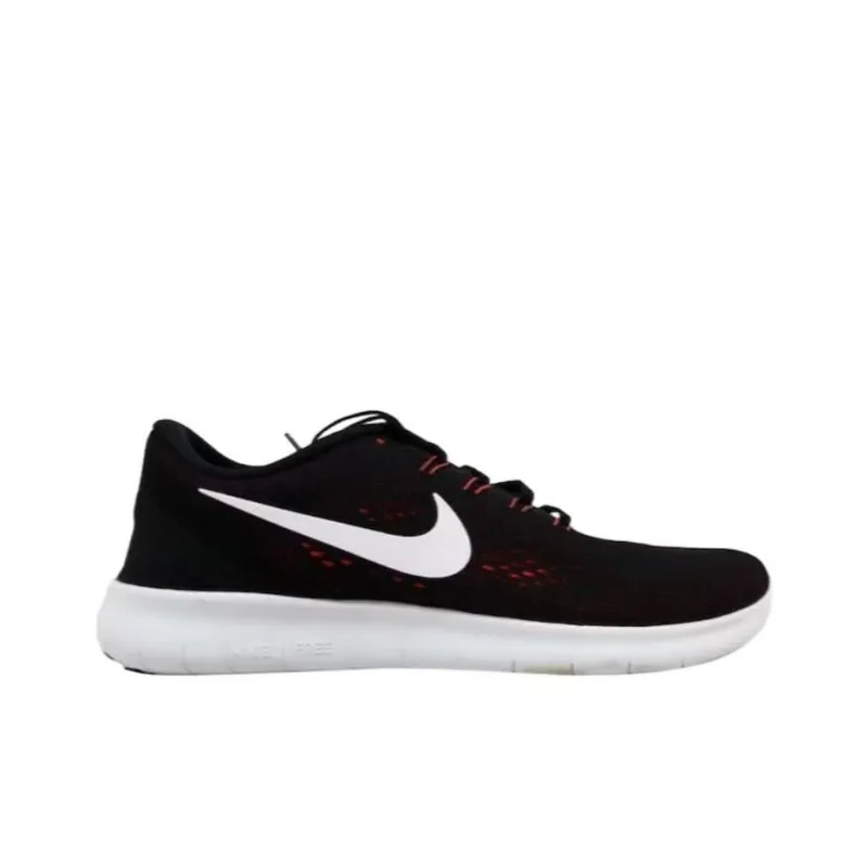 Nike Free Run Black/Off White Total Crimson Night Maroon-1