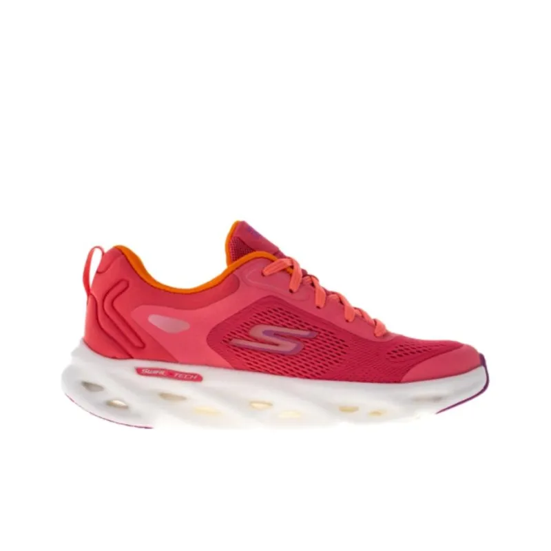 Skechers GO RUN Swirl Tech Speed Anti Slip Wear Resistant Low Top Running Shoes Women's Red-1