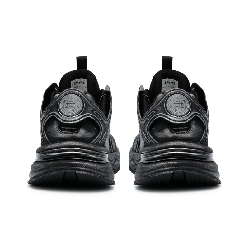 BASLS Moon Exploration Collection Trendy Versatile Low Top Chunky Sneakers Unisex-25