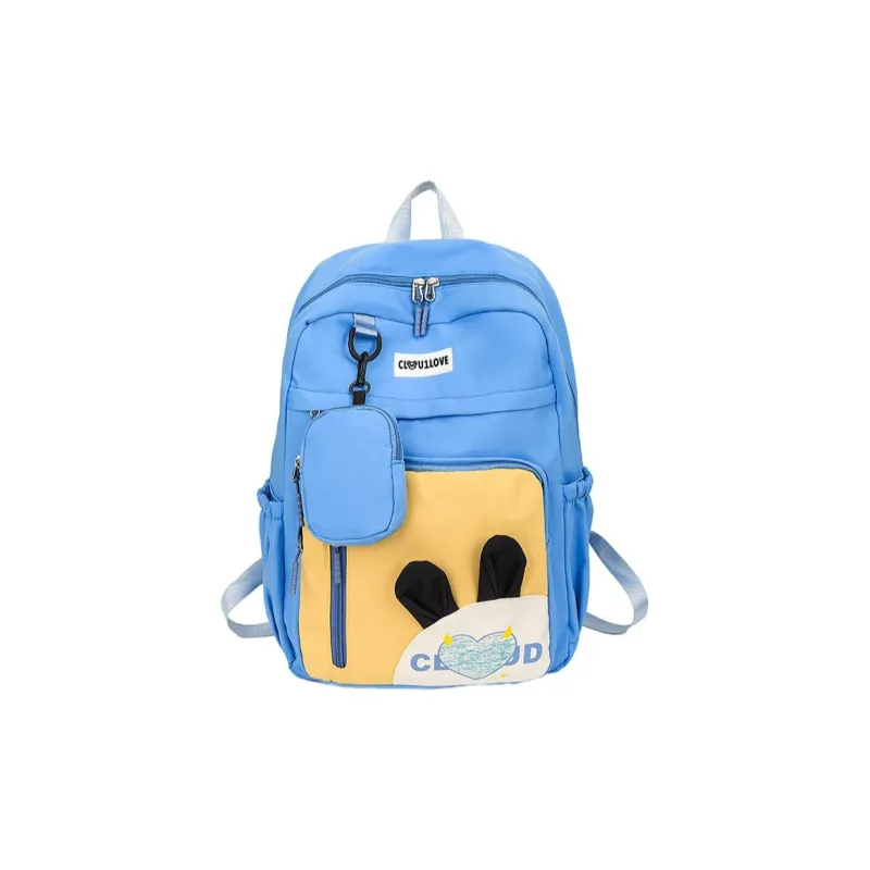 FAMAN Nylon Macaron Color Large Capacity Backpack Cute Trendy Fashion Bag Women's-16