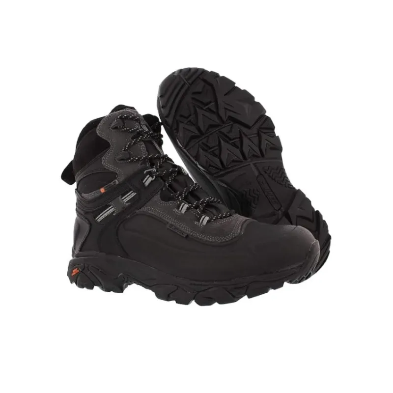HI TEC Ravus Chill 200 I Wp Anti Slip Wear Resistant Mid Top Outdoor Shoes Men's Black-3