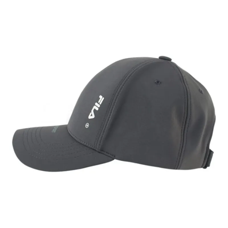 FILA Polyester Polyurethane Cotton Baseball Caps Unisex Gray-1