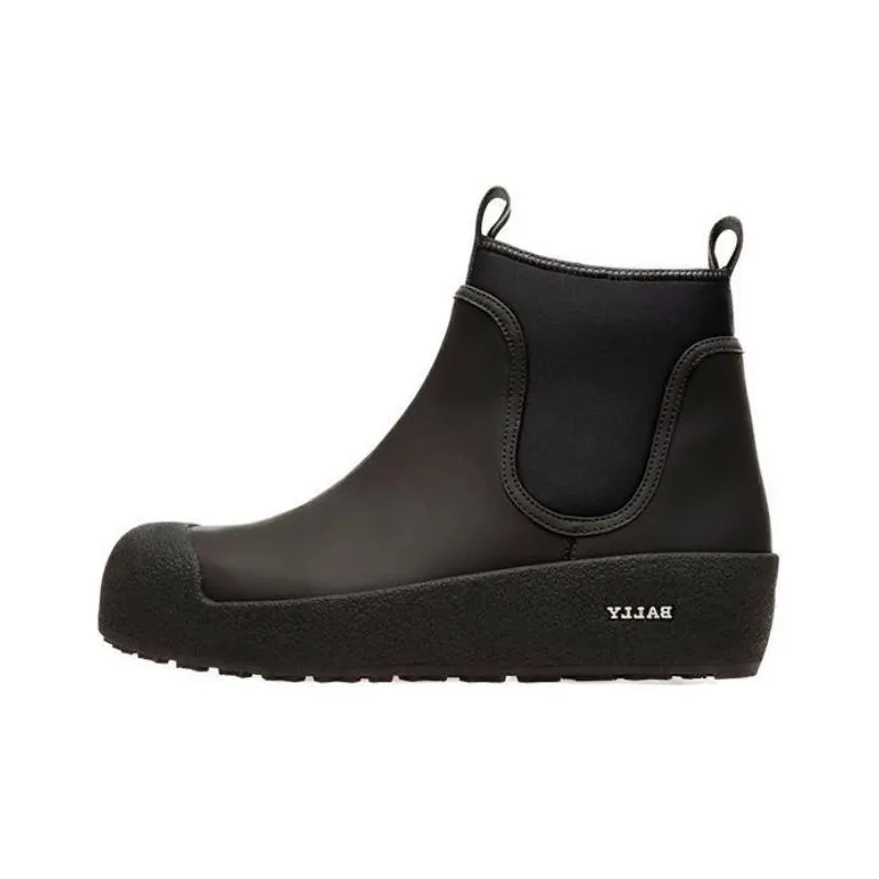 BALLY Short Chelsea Boots 3cm Women's Black-0