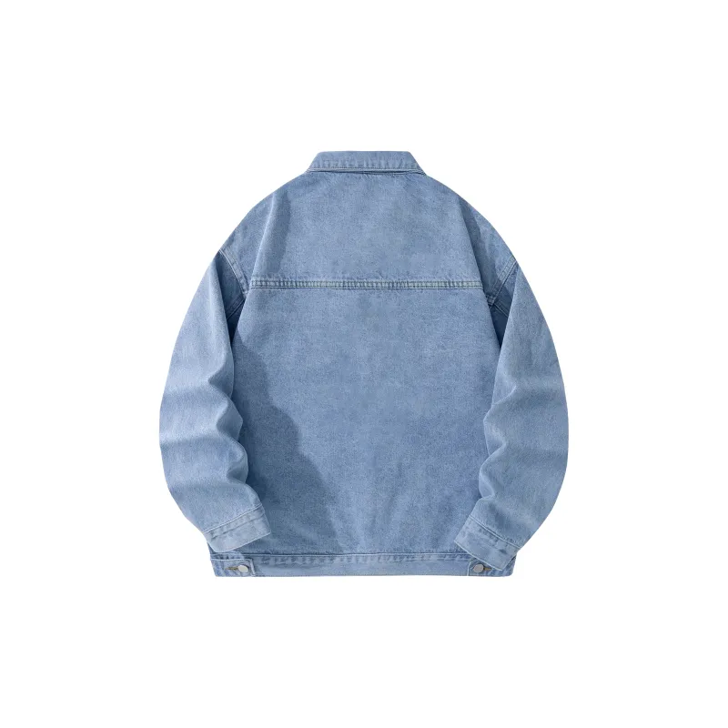 MIIRACER Denim Jackets Unisex Black-13
