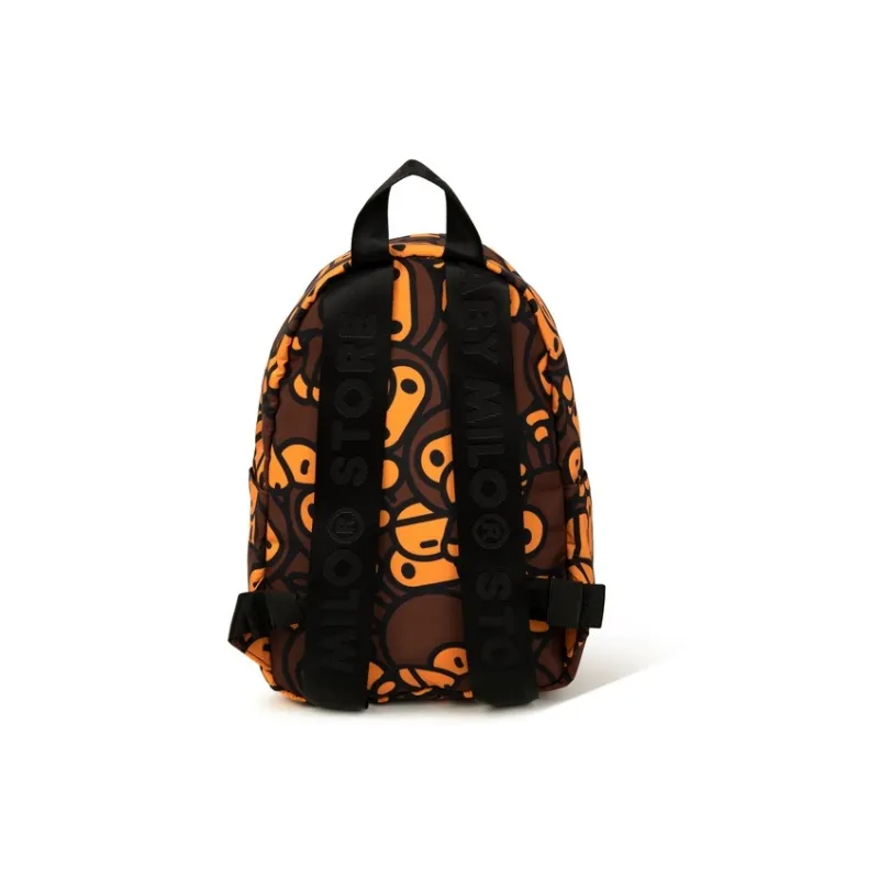 Aape Fabric Backpack Regular Women's Light Blue, Brown-2
