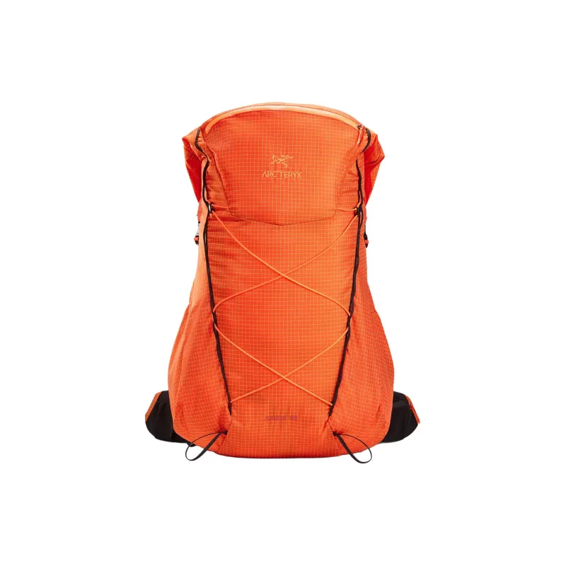 Arcteryx Nylon Outdoor Mountaineering Bag Backpack Regular Men's Orange-0