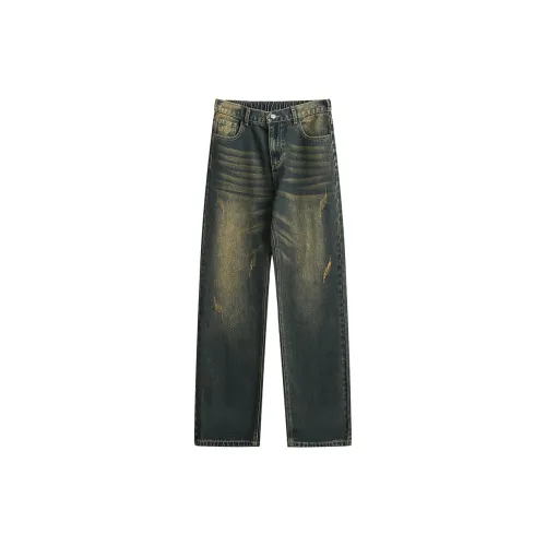 MEIPIN TANG Jeans Unisex Nostalgic Color