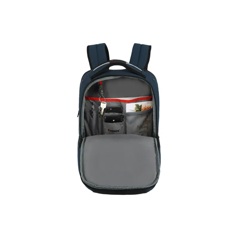 Wenger Polyester Laptop Backpack Large Size Men's Blue-4