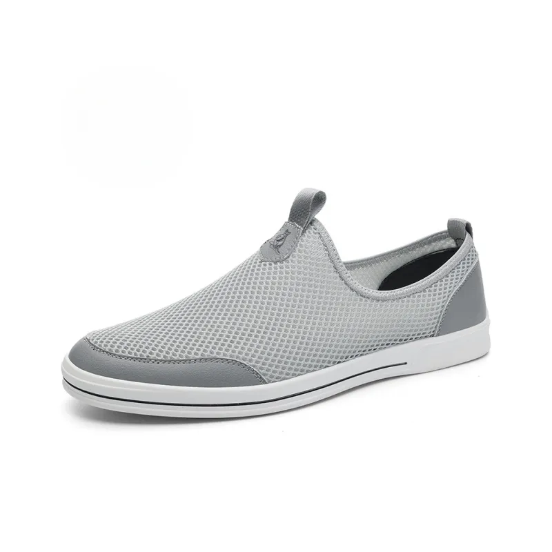 AUSFAMDS Casual Shoes Men Low Top Black/Gray/Blue-5