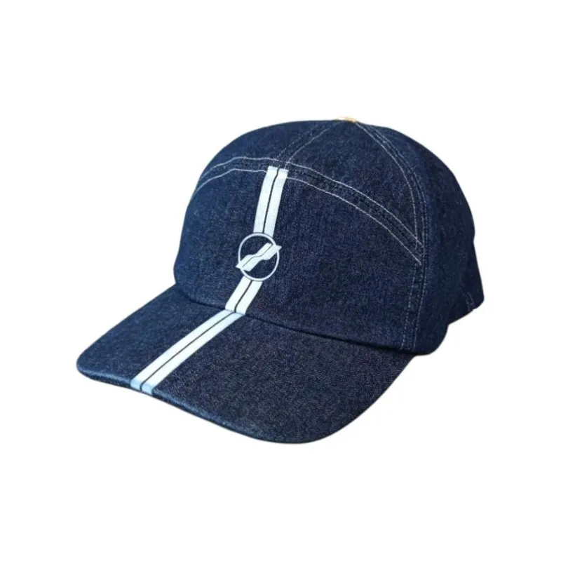 WE11DONE Cotton Polyester Baseball Caps Men's Blue-0