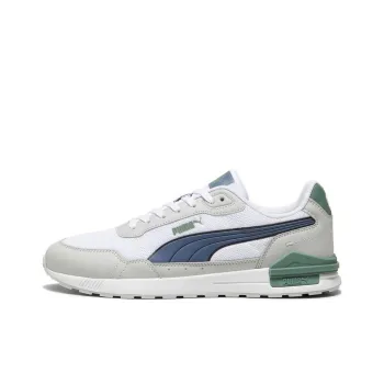 PUMA Graviton Cushioned Slip Resistant Low Top Casual Shoes Unisex Gray White