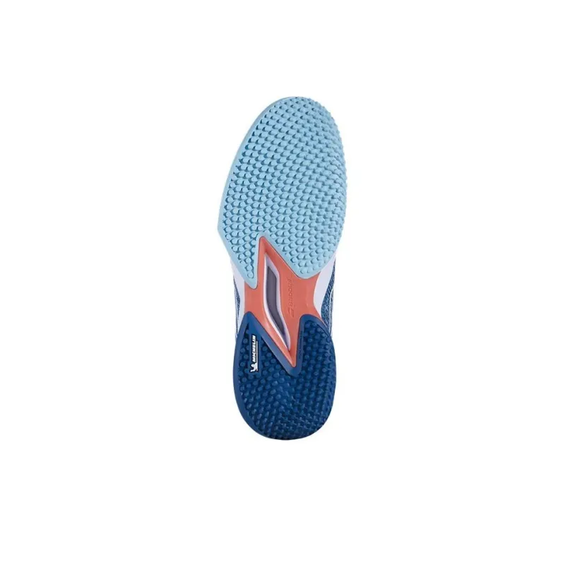 Babolat Cushioning, Wear Resistant Low Top Tennis Shoes Men's Blue-3