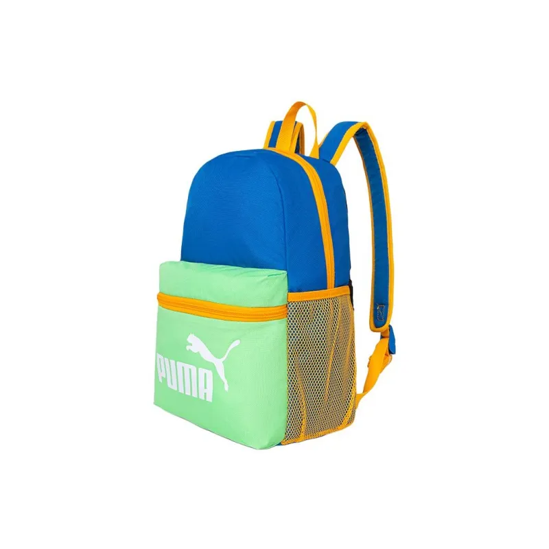 PUMA Fabric Backpack Regular Men's Victoria Blue & Bright Green-1