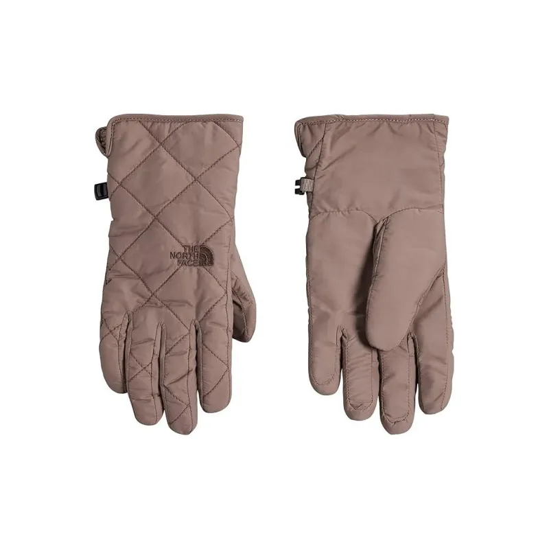 THE NORTH FACE Knit Gloves Women's Brown/Black-0