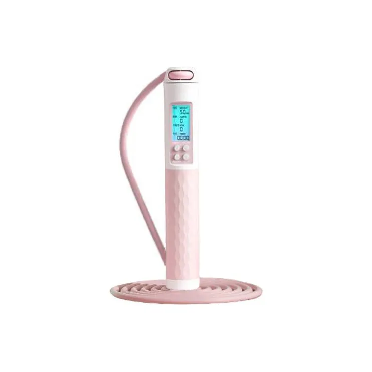 Ovanda Fitness Training Smart Counting Jump Ropes Adults PVC Steel Wire Rope, Foam Controller Approx. 3m-1