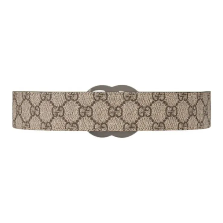 GUCCI Leather Belts Men's Light Brown -1