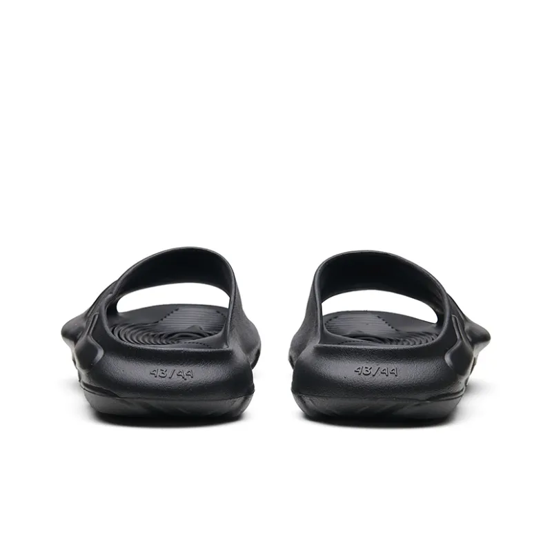 EQLZ EQUALIZER Oasis Quiet Abrasion Resistant Slide Slippers Unisex Ghost Black-5