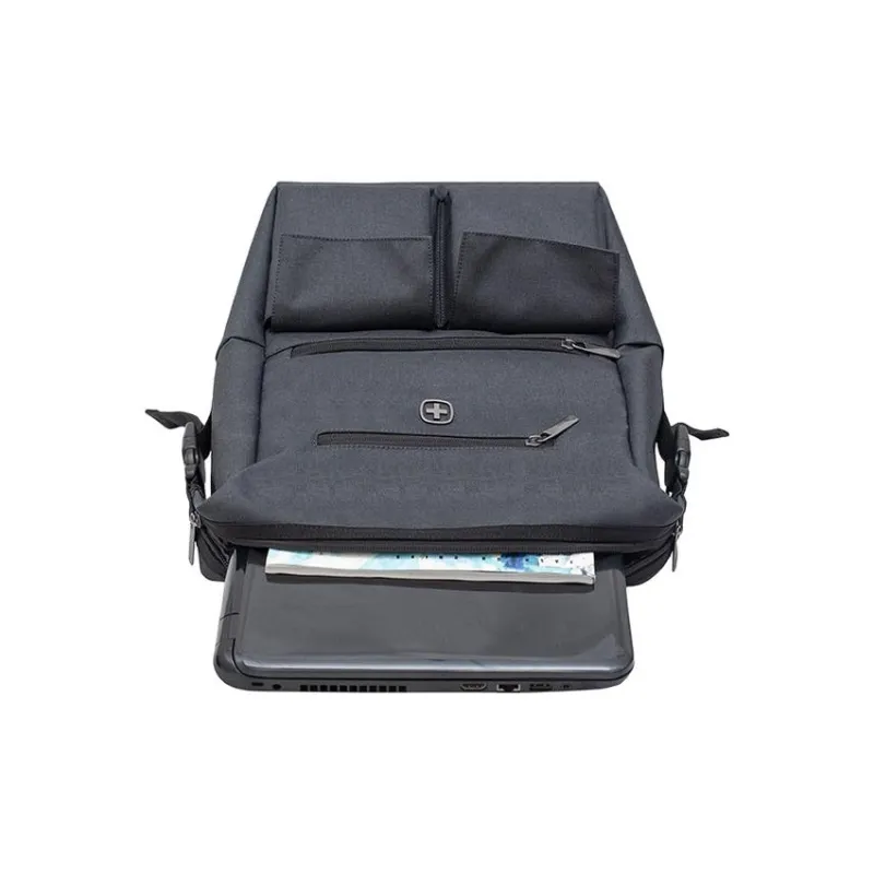 Wenger Polyester Backpack Large Size Men's Gray-3